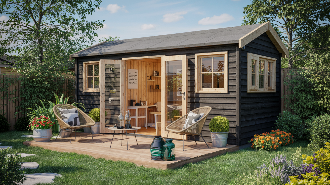 attefallshus gasthus dark