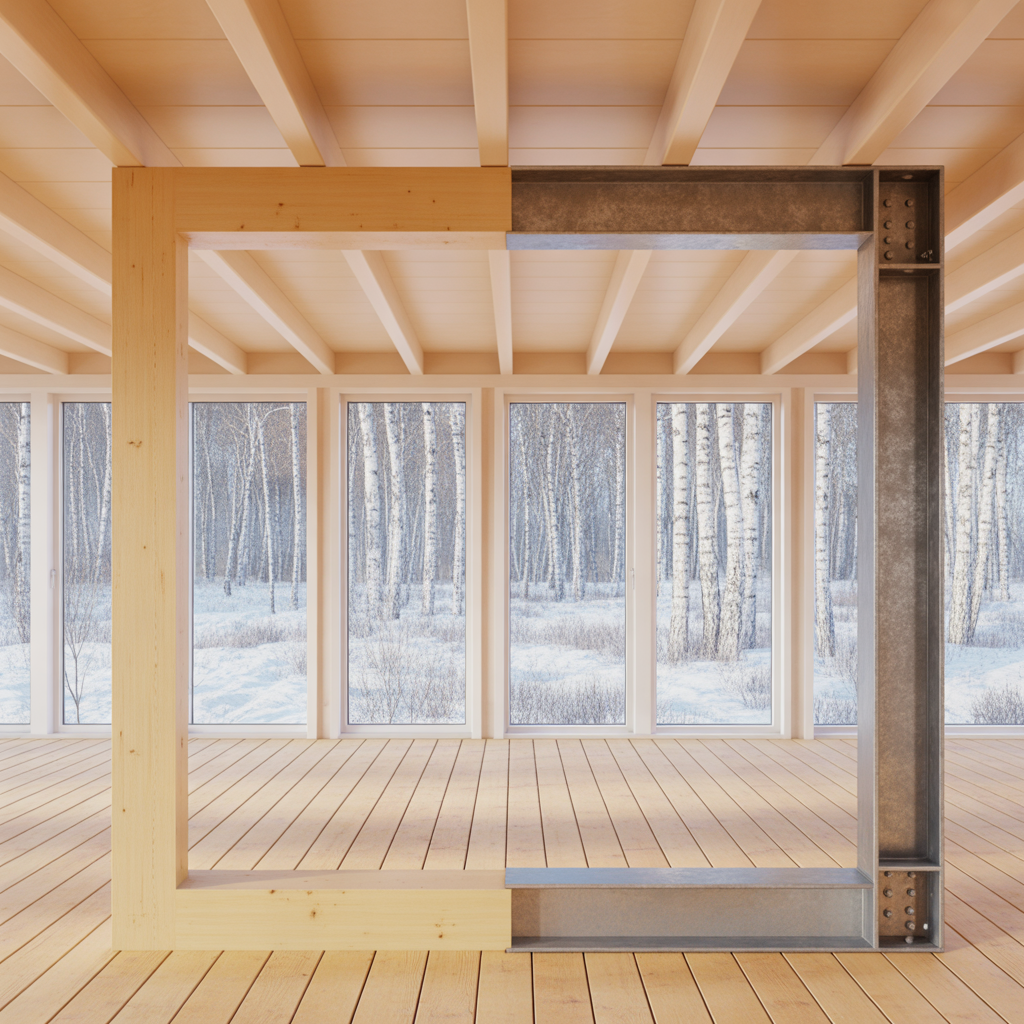 limtra eller stalbalk i ombyggnad jamforelse och val