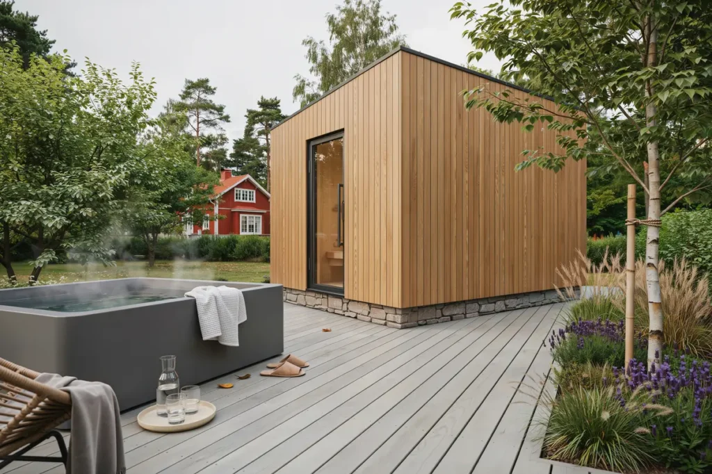nybyggnation av spa och relaxavdelning i huvudsta solna